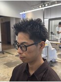 刈り上げスパイキーショート