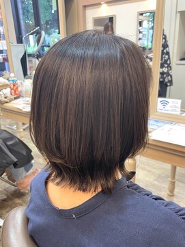 アルターリール(aL ter Rire) くびれヘア/アプリコットオレンジ/ハイライトカラー/中村郁未