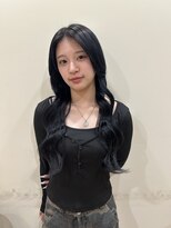 カミヒトエ。 ブルーブラック