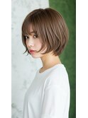 30代40代50代絶壁解消ひし形小顔前上がりショートボブ【越谷】