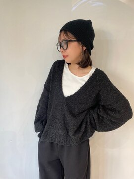 ラ ミュウ 八王子(LA.MIU) 【ナチュラルハイライト＆ボブ】