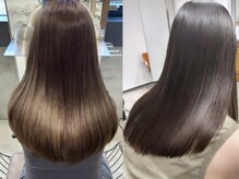 透明感カラー/艶髪/髪質改善/トリートメント