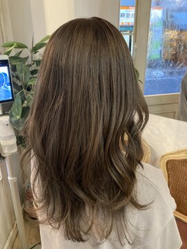 シェノン 赤羽店(CHAINON) 透明感艶髪グレージュカラーこなれナチュラルカール赤羽美容室