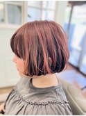 フレンチボブ×グラデーションアンブレラカラー