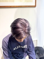 マニア(mania.)&nbsp;ロイヤルパープルメンズハイトーンブリーチリタッチバイオレット