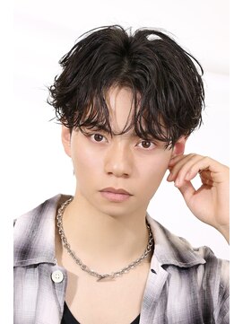 緩め波巻きセンターパート