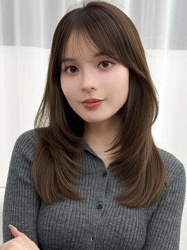 アマトウキョウスマートサロン(AMA TOKYO×Smart Salon) くびれレイヤー/顔まわりカット/レイヤーカット/小顔ヘア