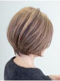 ハイライト×ボブ×ショート×透明感カラー×20代30代