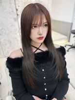 エトワ 新宿(ETOWA)&nbsp;顔周りレイヤー×ショコラグレージュ