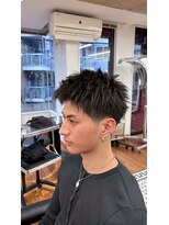 ザデイトウキョウ 表参道 青山(THE DAY TOKYO)&nbsp;表参道駅MEN’S/ニュアンスパーマ/刈り上げセンターパート