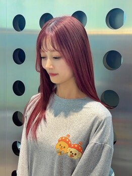 シャウルデッサン(CHARLES DESSIN)の写真/【四ツ橋/心斎橋/新町/堀江】ブリーチを使わないWカラーも大好評!ダメージを抑え、理想の髪色へ導きます。