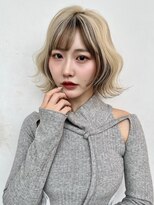 ロンドイディールバンダイ 新潟万代(Lond ideal)&nbsp;ハイトーンボブ×デザインカラー