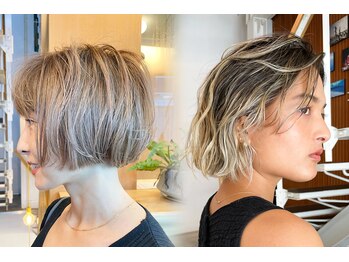 ビュートリアム 鎌倉小町(BEAUTRIUM)の写真/ブリーチありでもなしでも旬なカラーを表現◎肌なじみの良いナチュラルハイライトも必見！質感まで美しく