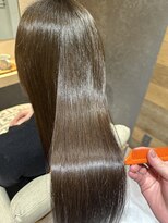 ブルーム ヘア デザイン ドゥーエ(bloom hair design due) オリーブグレージュ 【 塚口×髪質改善トリートメント】