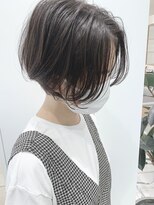 ステアケース ギンザセブン(stair:case ginza7)&nbsp;前下がりまとまるショートボブ　ナチュラル時短ヘア