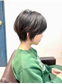 ひし形ショートボブ/20代30代40代50代60代