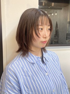 ロンドアジュール 横浜(Lond azur) @レイヤーショートボブ/韓国風/20代30代40代50代/顔周りカット