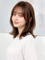 イン 川西(inn) 【6.気になる輪郭をカバーし小顔効果◎ミディアムレイヤー】