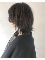 ヘアーアンドアトリエ マール(Hair&Atelier Marl)&nbsp;【Marl】ブラックグレージュのマッシュウルフ♪