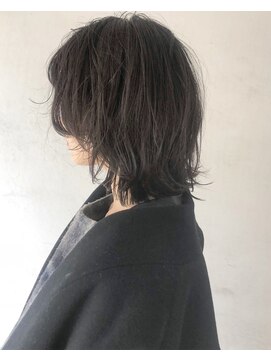 ヘアーアンドアトリエ マール(Hair&Atelier Marl) 【Marl】ブラックグレージュのマッシュウルフ♪