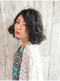 グレージュボブ