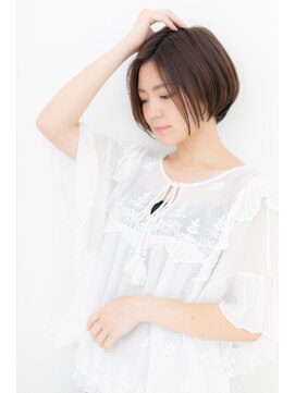 カバーヘア ブリス 戸田公園西口店(COVER HAIR bliss) モードな前下がりワンカールスリークボブZ戸田公園20代30代40代