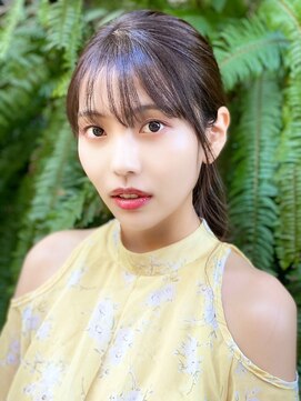 ツムグ 代官山店(TUMUGU) 30代40代50代大人可愛いまとめ髪アップスタイル/白髪ぼかし