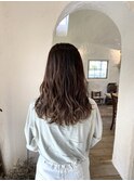 ウェーブ風ミックス巻き