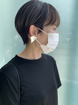 シーズ 栄(sea's) マッシュショート+デザインカラー