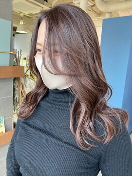 イロプラスソイ(iro + soi) ▲シャンパンガーネット×韓国風ロング▲