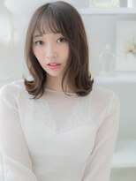 モッズヘア 上尾西口店(mod's hair) 大人かわいいシースルーバングバレイヤージュa上尾20代30代40代