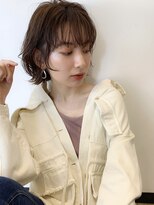 アルディ ユーカリが丘店(HARDI) 大人可愛い シースルーバング レイヤーボブスタイル