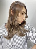 バレイヤージュの履歴を生かしたスタイル