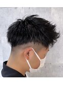 刈り上げスタイル(ツーブロック/メンズ/パーマ/ブリーチ/眉毛)