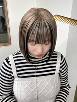 トナリ(tonari)&nbsp;丸くならないボブ×アンブレラカラー