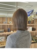 切りっぱなしボブ