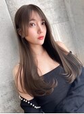 20代30代 レイヤー グレージュ 髪質改善 縮毛矯正 1015