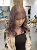 【Lomalia表参道】ペールピンク/デザインカラー/イメチェン
