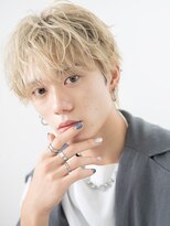 メンズヘア ビーセカンド 草加店(MENS HAIR B-2)&nbsp;学生ツイストスパイラルパーマ束感スマートマッシュd草加