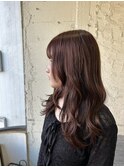 渋谷/ロングレイヤー/ココアブラウン