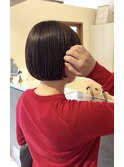 『moe』ショートから伸ばし途中はミニボブに☆