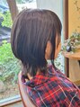 モダ(MoDa) 個性的にならないようにナチュラルウルフに♪