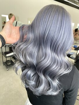 ディーエヌエー バイ エゴル(DiNA by ENGOL) ブルーシルバー/ハイトーンカラー/ブリーチカラー