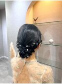 シニオン/ヘアアレンジ/お呼ばれヘア