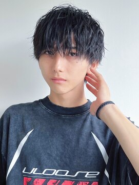 ツーダブル 豊中店(WW..) ツイストスパイラルパーマ波巻きスパイラル刈り上げマッシュ