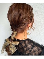 リレーション(Relation)&nbsp;タイトポニー　リボンアレンジ