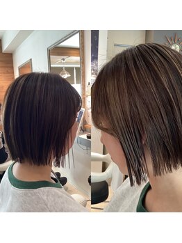 ヘアー ボニータ(hair bonita)の写真/《ショートはシルエットが大事》顔周りや襟足のバランスを計算したカットで、理想のヘアスタイルをゲット♪