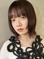 パーク(PARK) 【PARK】顔まわりレイヤー×ダークブラウン