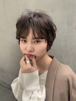 トリッカ 銀座(tricca)&nbsp;ショートパーマ/ショートヘア/スタイリング簡単ヘア