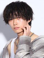 コンフィデンス 新宿3rd(confidence)&nbsp;メンズツーブロック束感ニュアンス黒髪マッシュパーマスイ